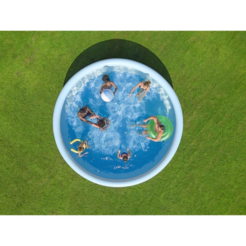 Bestway Piscine autoportante ronde 457 x 107 cm Fast Set décor géométrique 5/6