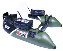 Float tube Seven Bass BRIGAD - KAKI WHITE BLACK