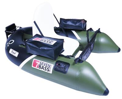 Float tube Seven Bass BRIGAD - KAKI WHITE BLACK