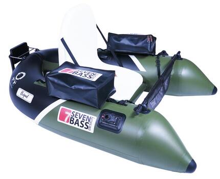 Float tube Seven Bass BRIGAD - KAKI WHITE BLACK