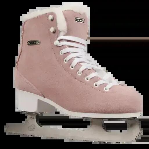 Roces Suede Ecofur Figure Skates - Suede Pink - 40