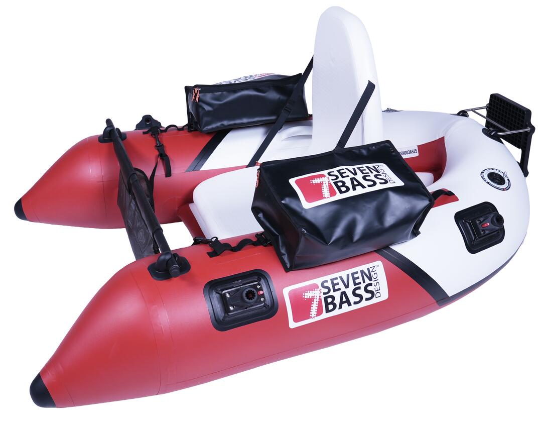 Float tube BRIGAD - RED BLACK WHITE 2/6