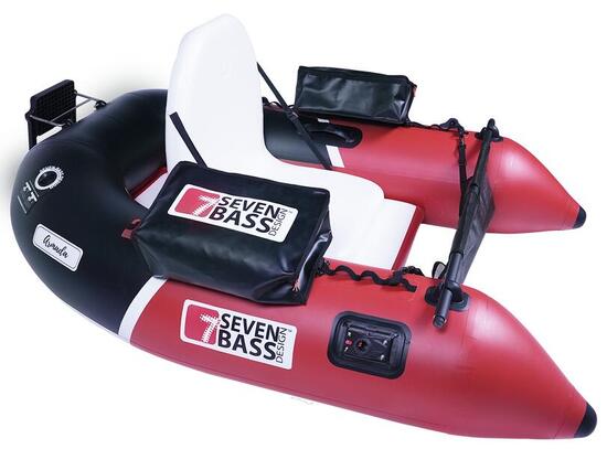 Float tube Seven Bass ARMADA - RED WHITE BLACK