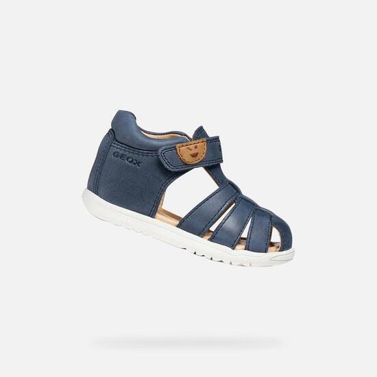 Sandales Bébé Garçon SANDAL MACCHIA BABY BOY Bleu Marine