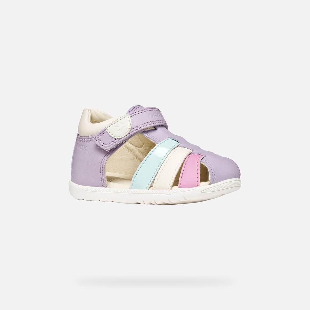 Sandales Bébé Fille SANDAL MACCHIA BABY GIRL Lilas/Vert D'eau 4/7