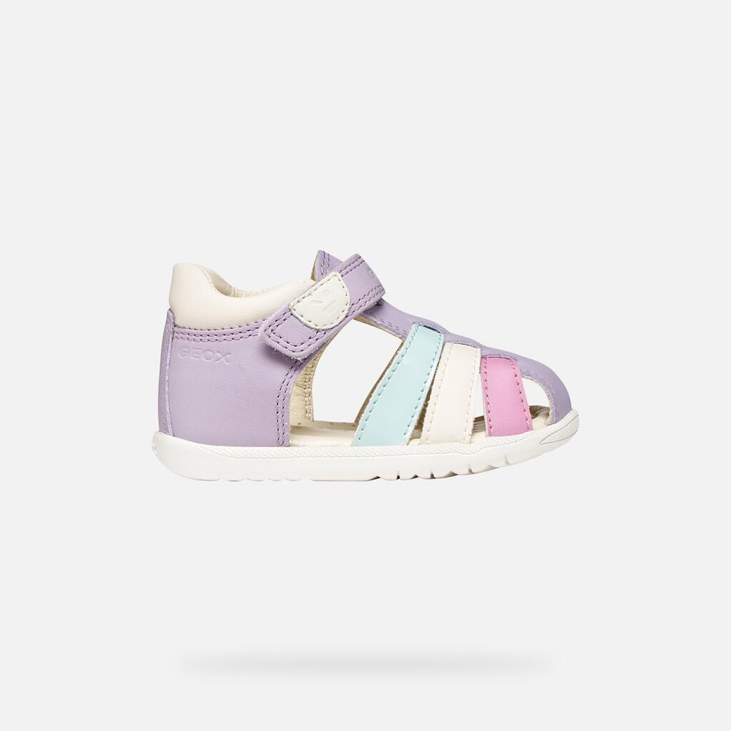 Sandales Bébé Fille SANDAL MACCHIA BABY GIRL Lilas/Vert D'eau 2/7