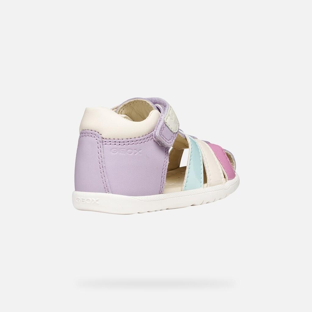 Sandales Bébé Fille SANDAL MACCHIA BABY GIRL Lilas/Vert D'eau 6/7