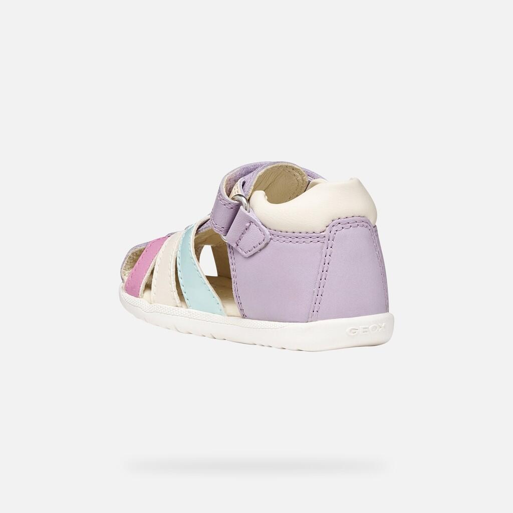 Sandales Bébé Fille SANDAL MACCHIA BABY GIRL Lilas/Vert D'eau 5/7