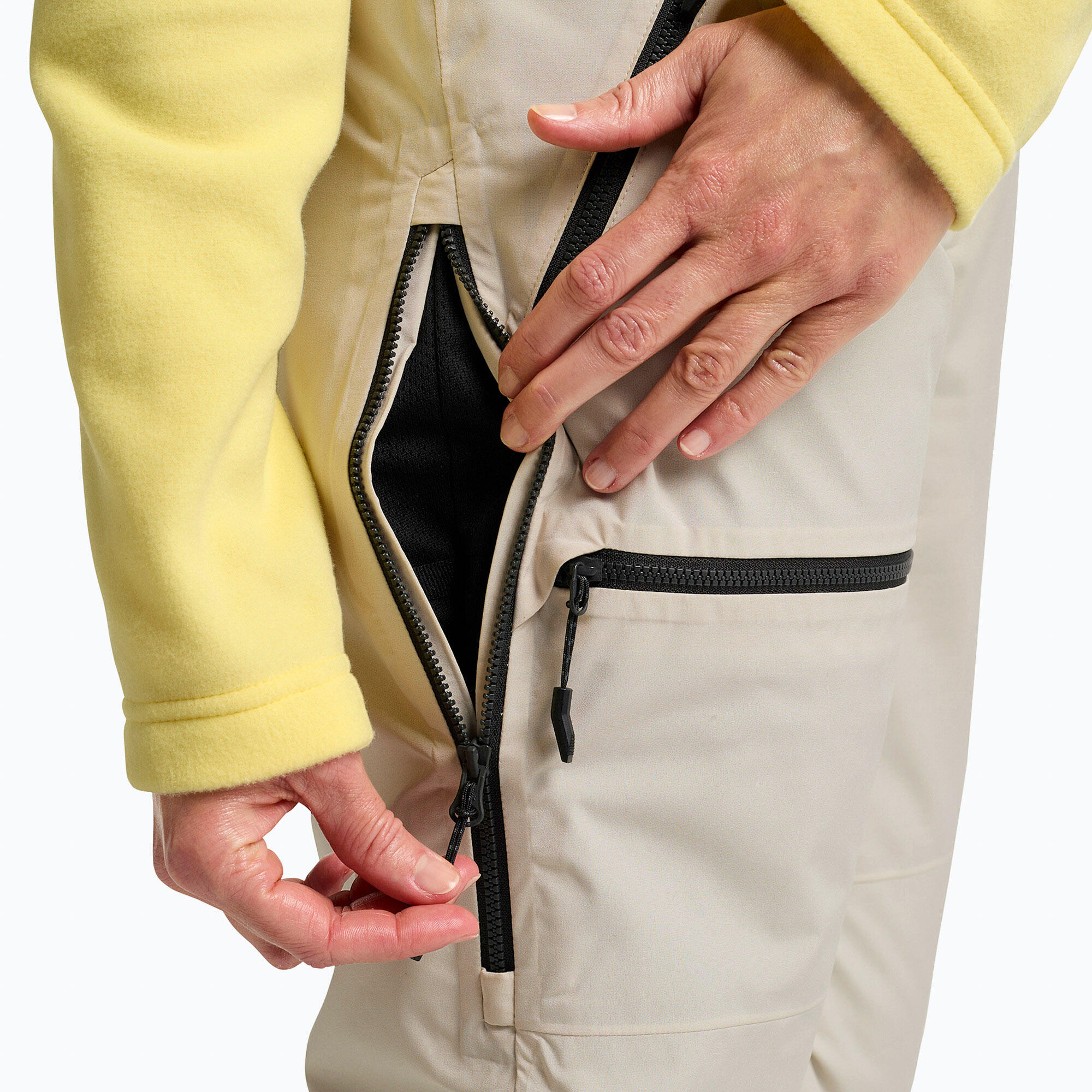 Pantaloni da sci da donna Jack Wolfskin Flowline Pro 2L Ins 6/7