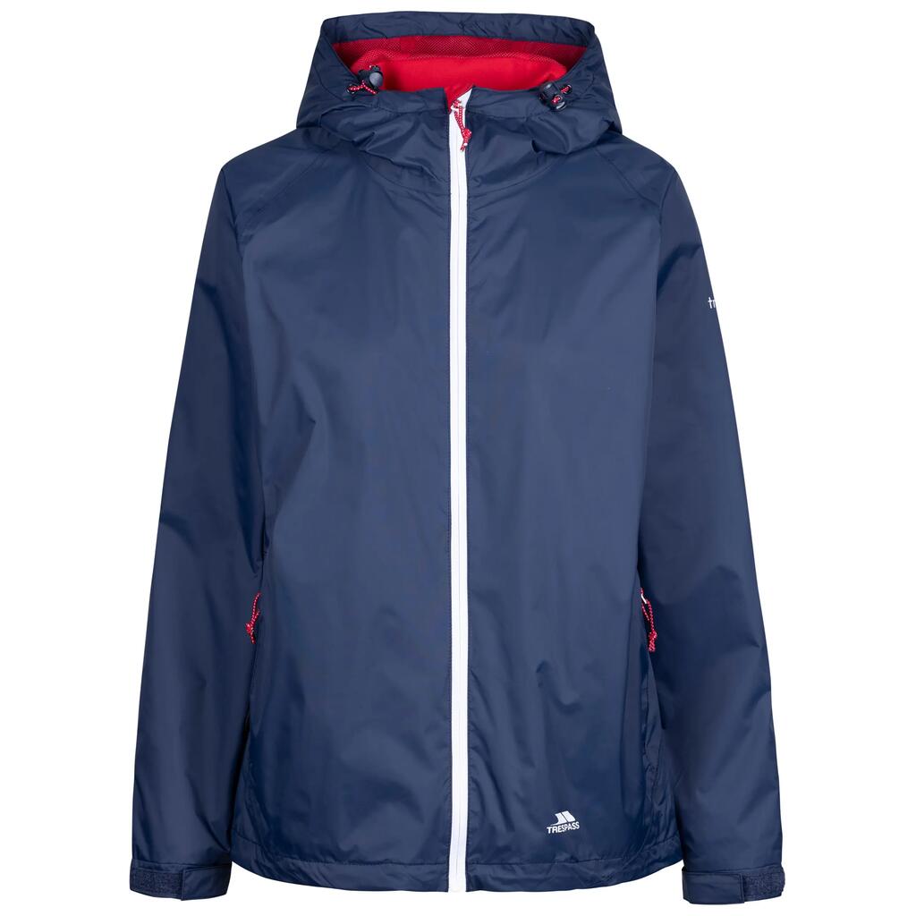 Womens Hooded Mesh Lining Shell Rain Coat Waterproof Jacket - Tayah II