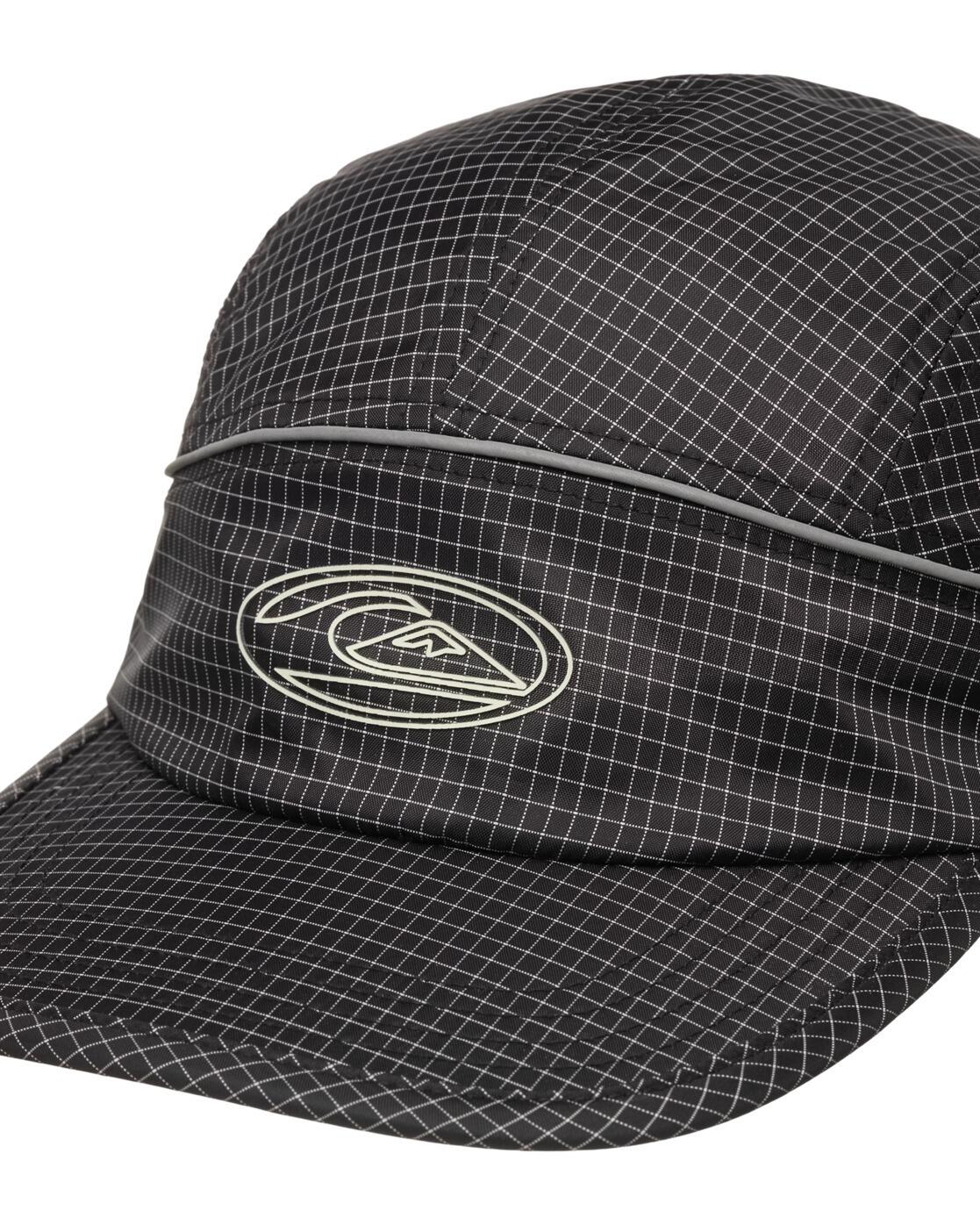 Casquette en nylon STACKER RIPSTOP Noir Homme 3/4