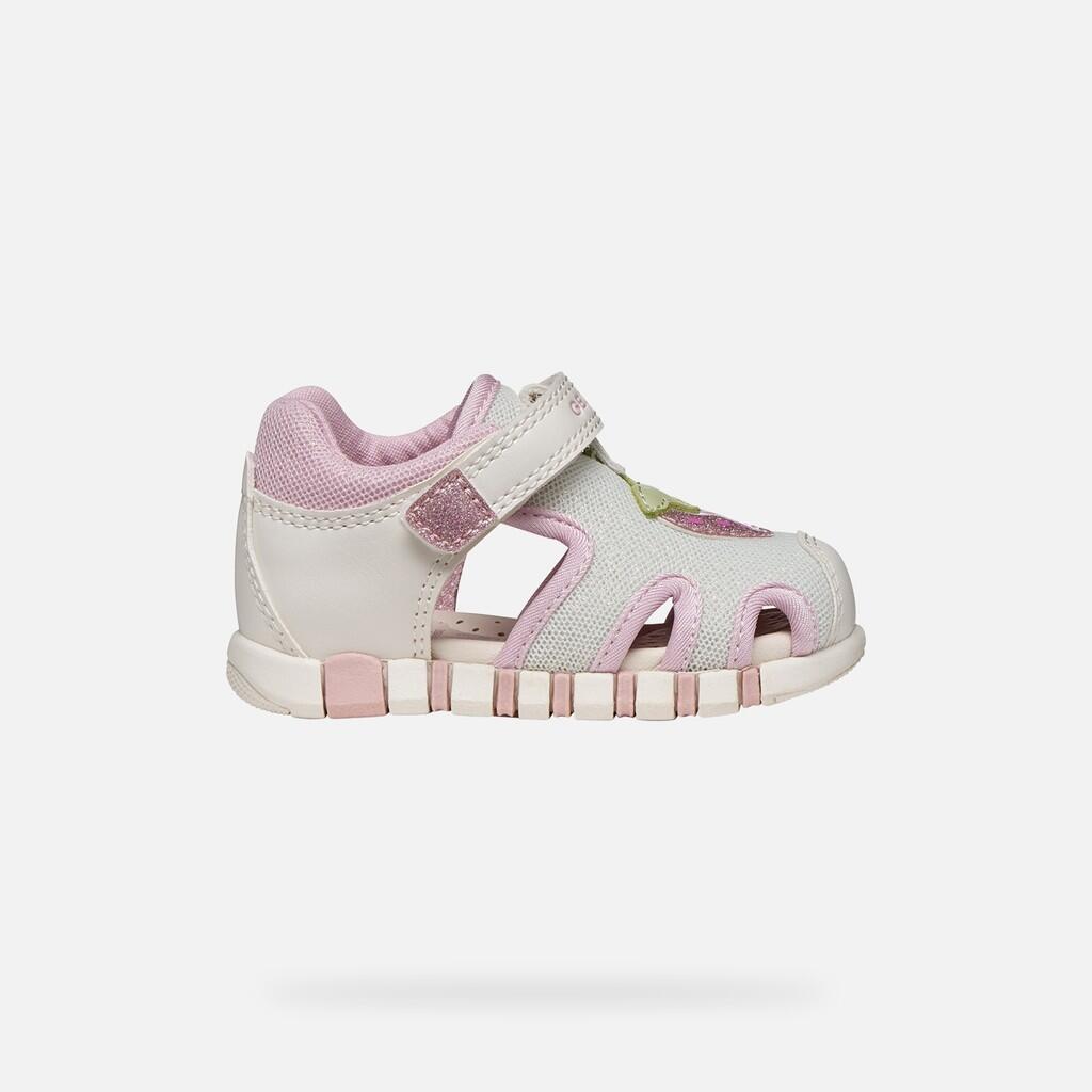 Sandales Bébé Fille B SANDAL IUPIDOO GIRL Blanc/Rose 2/7