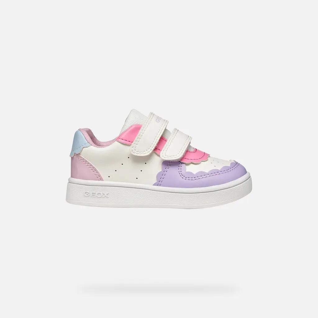 Baskets Bébé Fille ECLYPER BABY GIRL Blanc/Lilas Clair 2/7