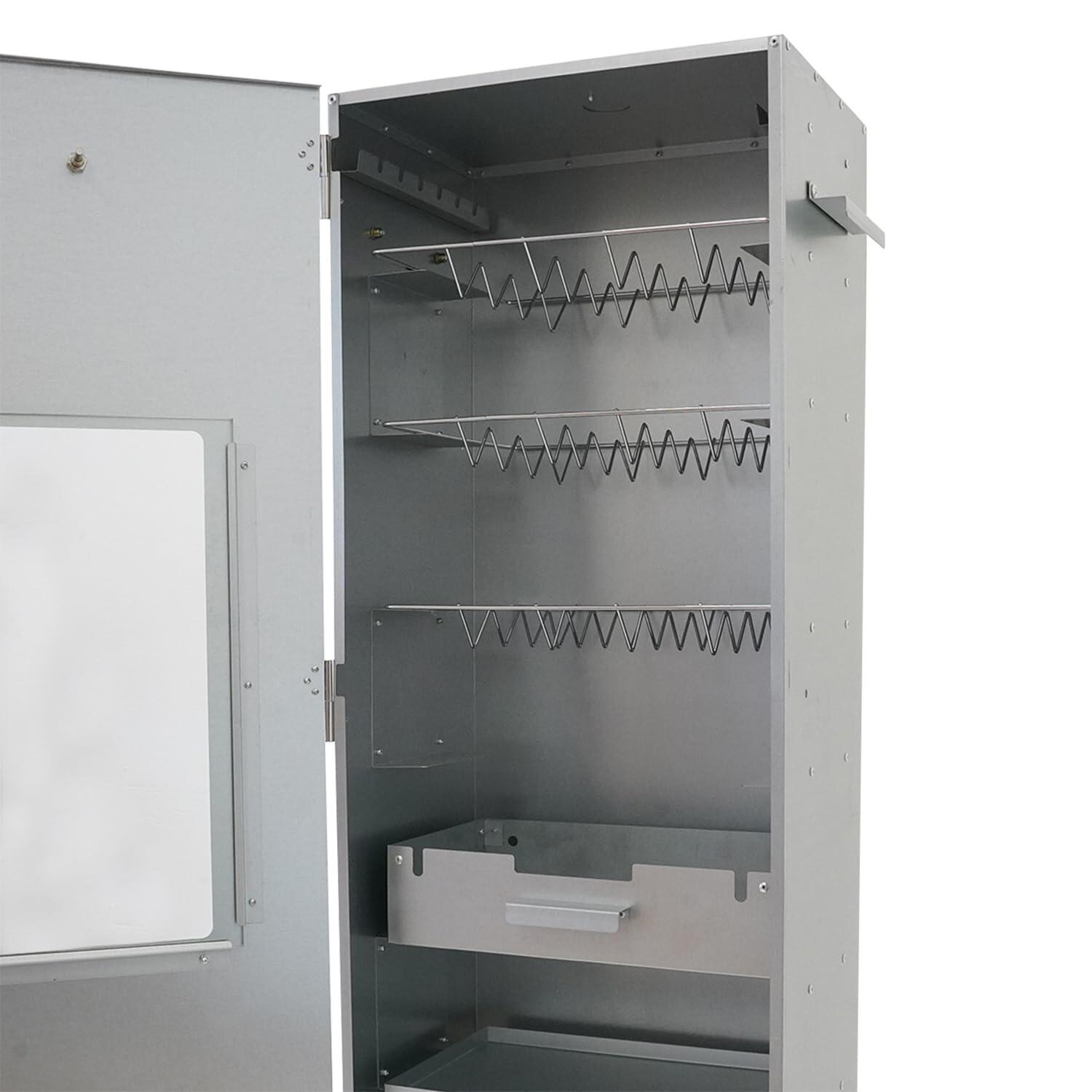 Rookoven met schijf - Hoogte 120cm - Vis & vlees - Hout/Gas/Electrisch 3/7
