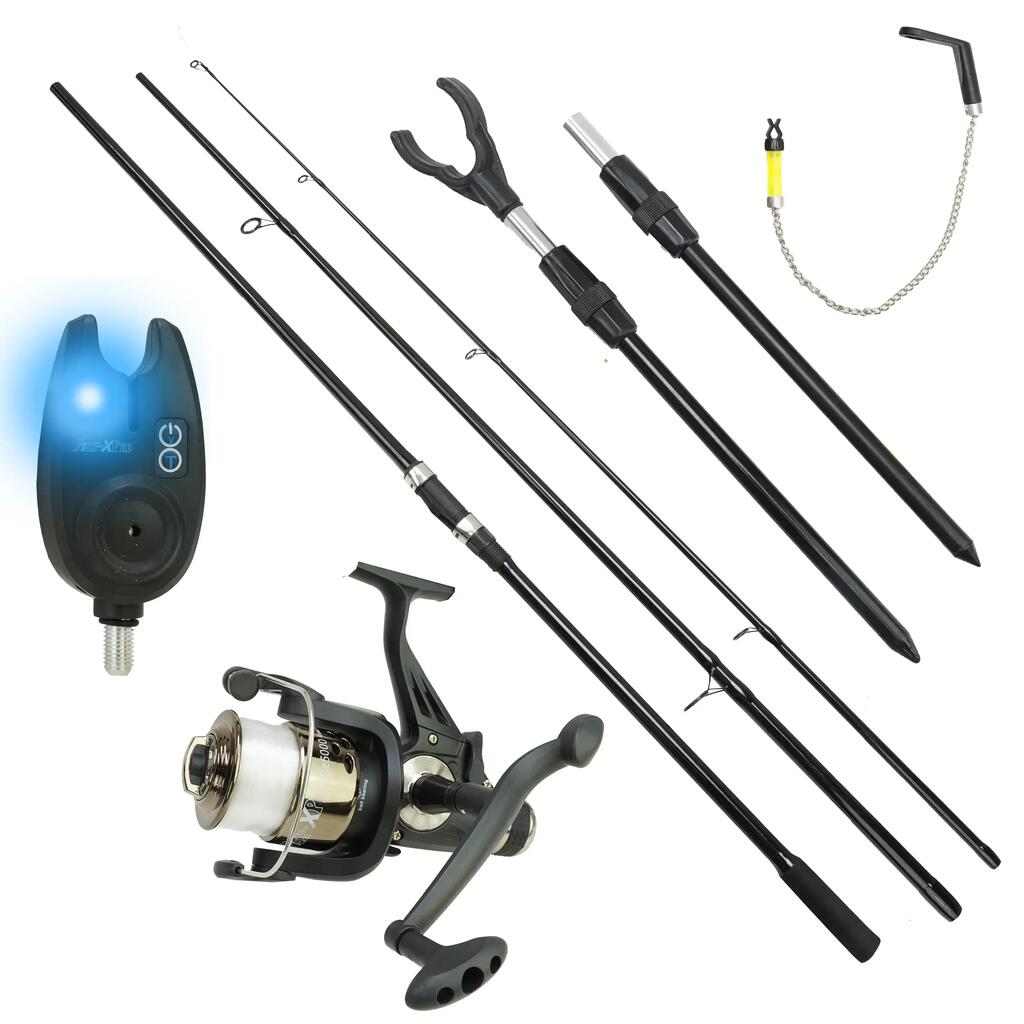 1 Rod Carp Fishing Set - Rod, Reel, Line and Accessories