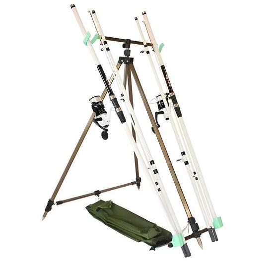 Beach Pro DeLuxe - 390cm - 2 cannes - 2 moulinets - Set surfcasting