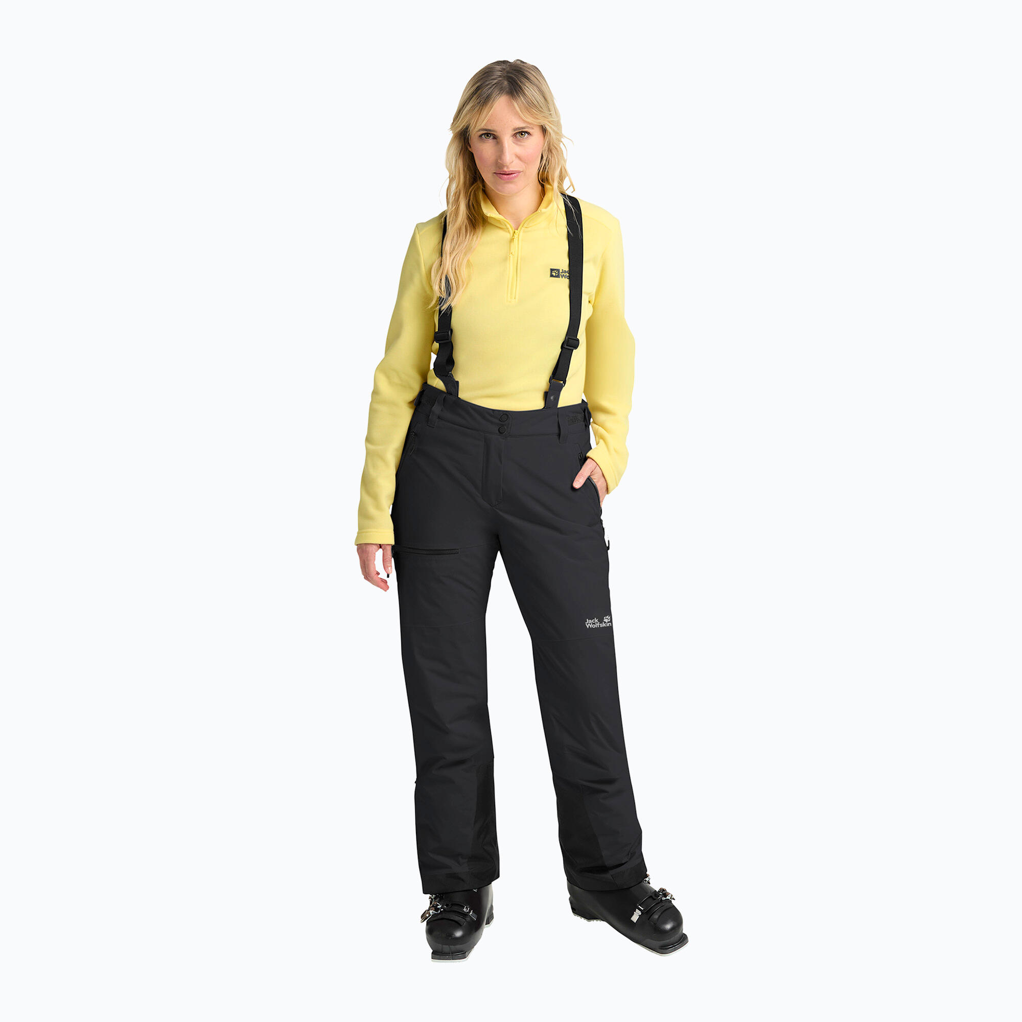 Pantalones de esquí para mujer Jack Wolfskin Flowline Pro 2L Ins 1/7