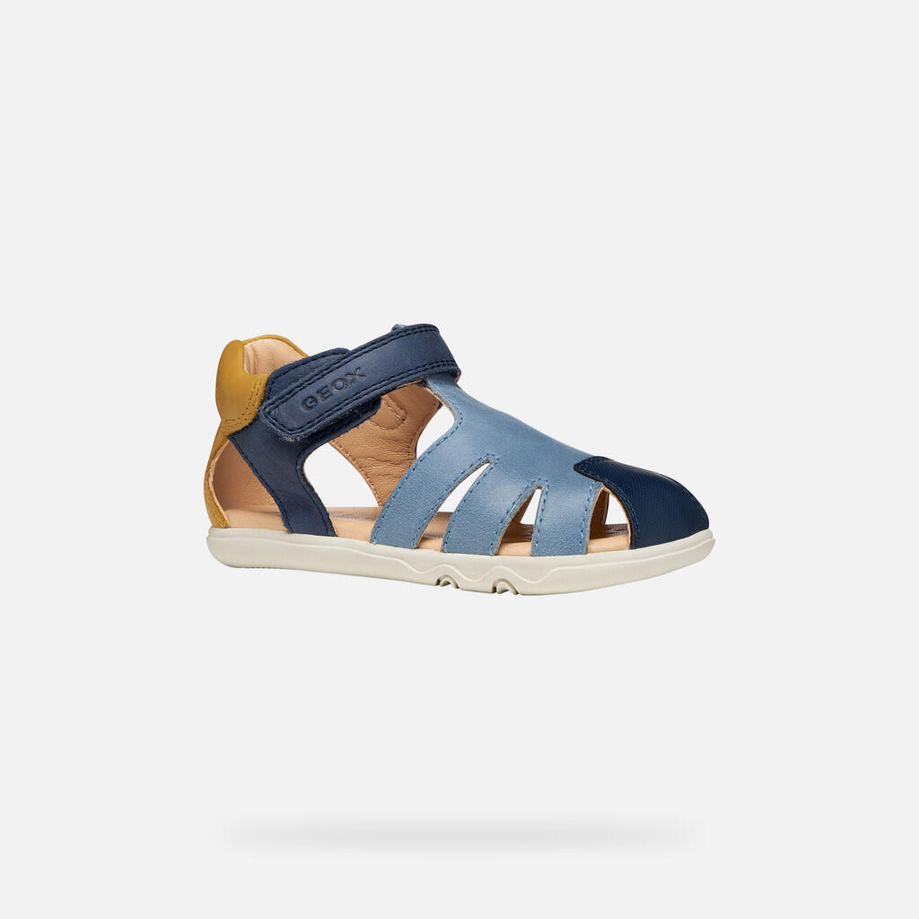 Sandały GEOX B SANDAL STEPPIEUP Niebieski 3/7