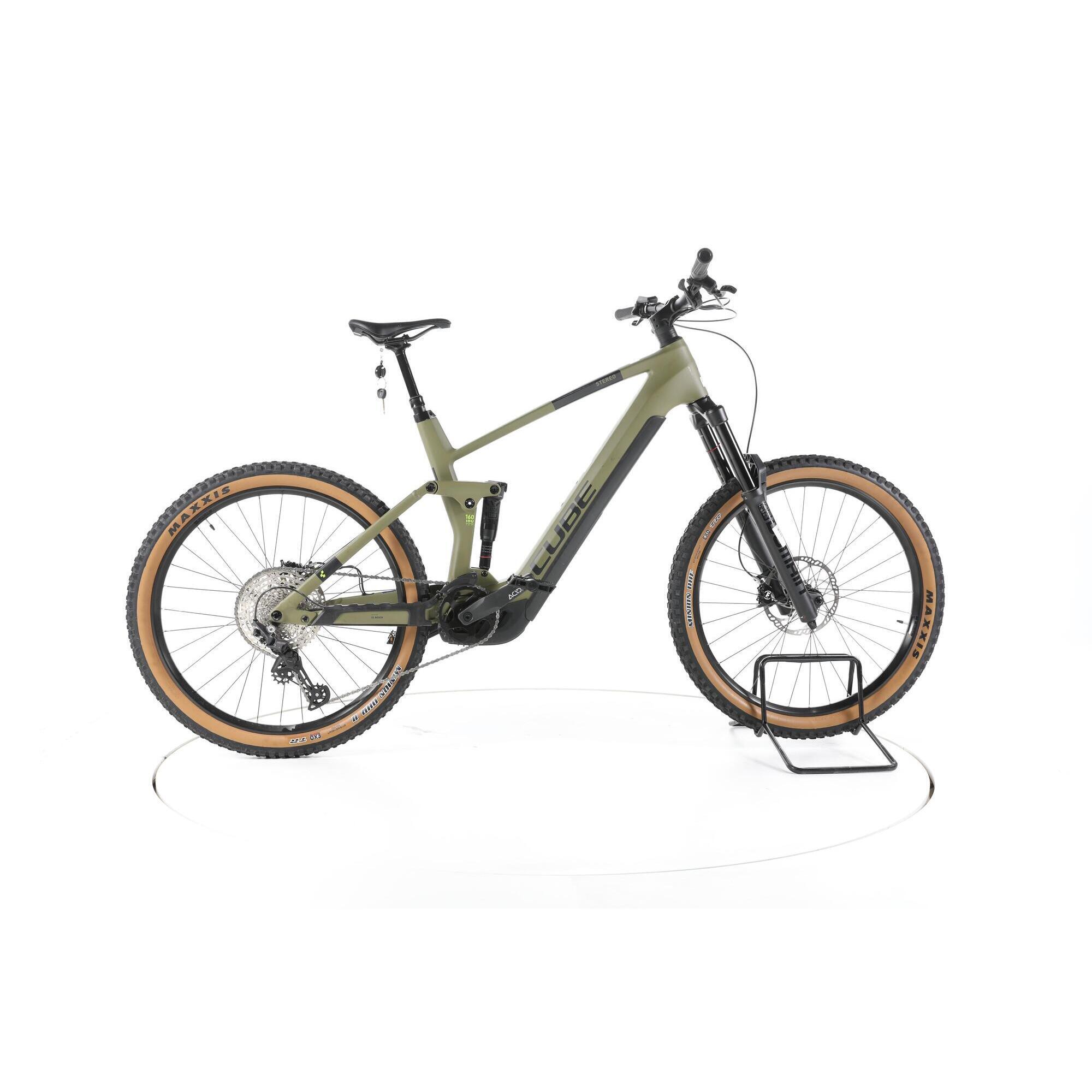 Cube - Reconditionné - Cube Stereo Hybrid 160 Hpc Race Vélo Électrique Vtt  - Très Bon - Vélo Tout Terrain - Vert - 48 Xl - Decathlon
