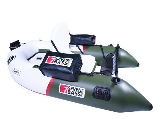 Float tube Seven Bass EXPEDITION - KAKI RED WHITE