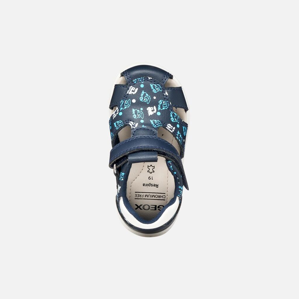 Premiers Pas Bébé Garçon B SANDAL ZAPITO BOY Bleu Marine Foncé/Blanc 7/7