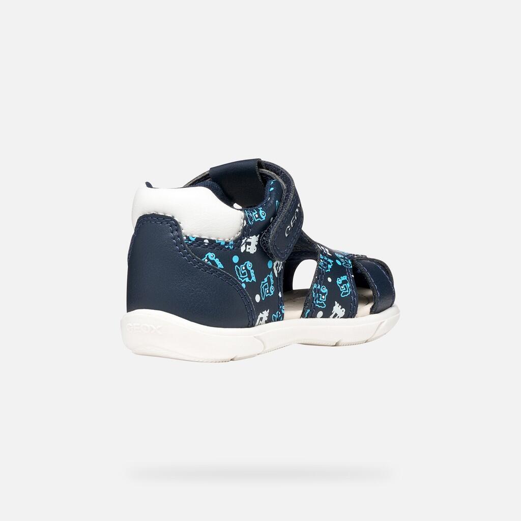 Premiers Pas Bébé Garçon B SANDAL ZAPITO BOY Bleu Marine Foncé/Blanc 6/7