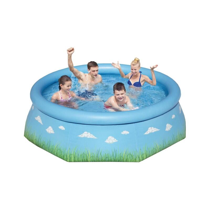 Bestway - Bestway Piscine Autoportante Ronde 244 X 66 Cm Décor Prairie - Piscine - Taille Unique - Decathlon
