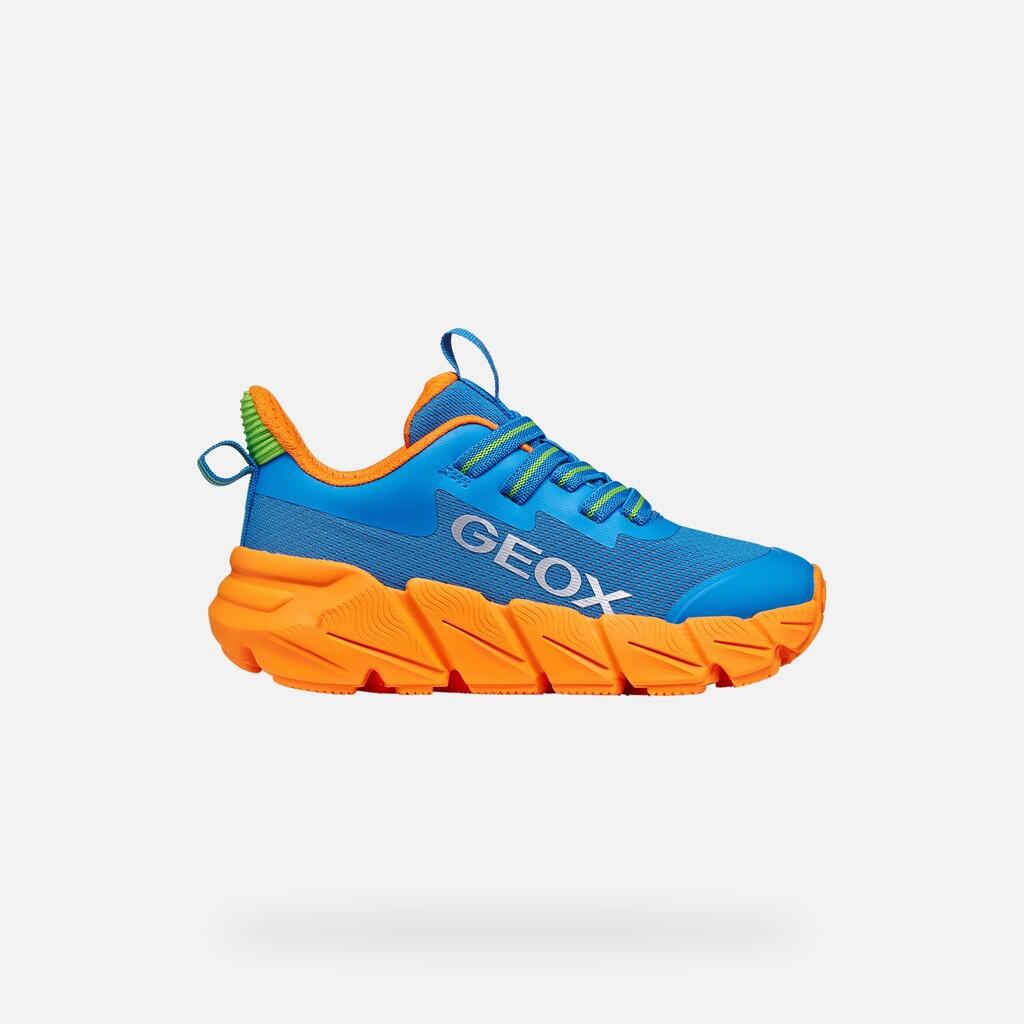 Baskets Garçon FLEXYPER FAST BOY Bleu Clair/Orange 2/7