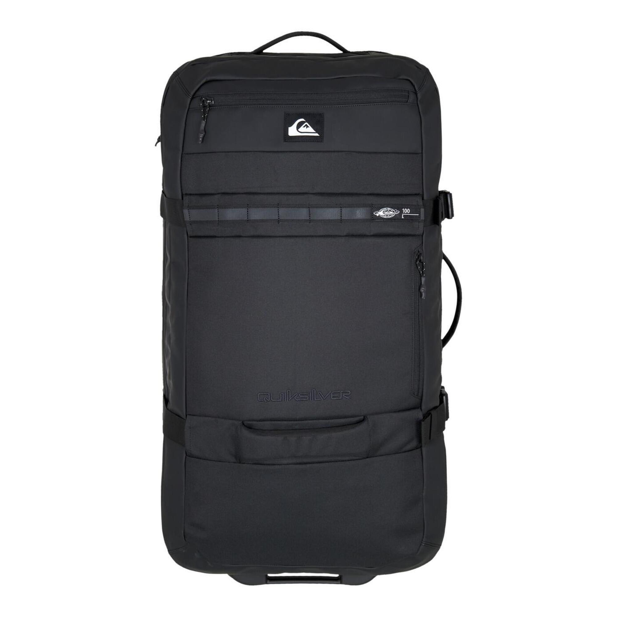 Quiksilver - Sac De Voyage À Roulettes Checkin Lug Noir Homme - Etiquette De Bagage - Noir - No Size - Decathlon
