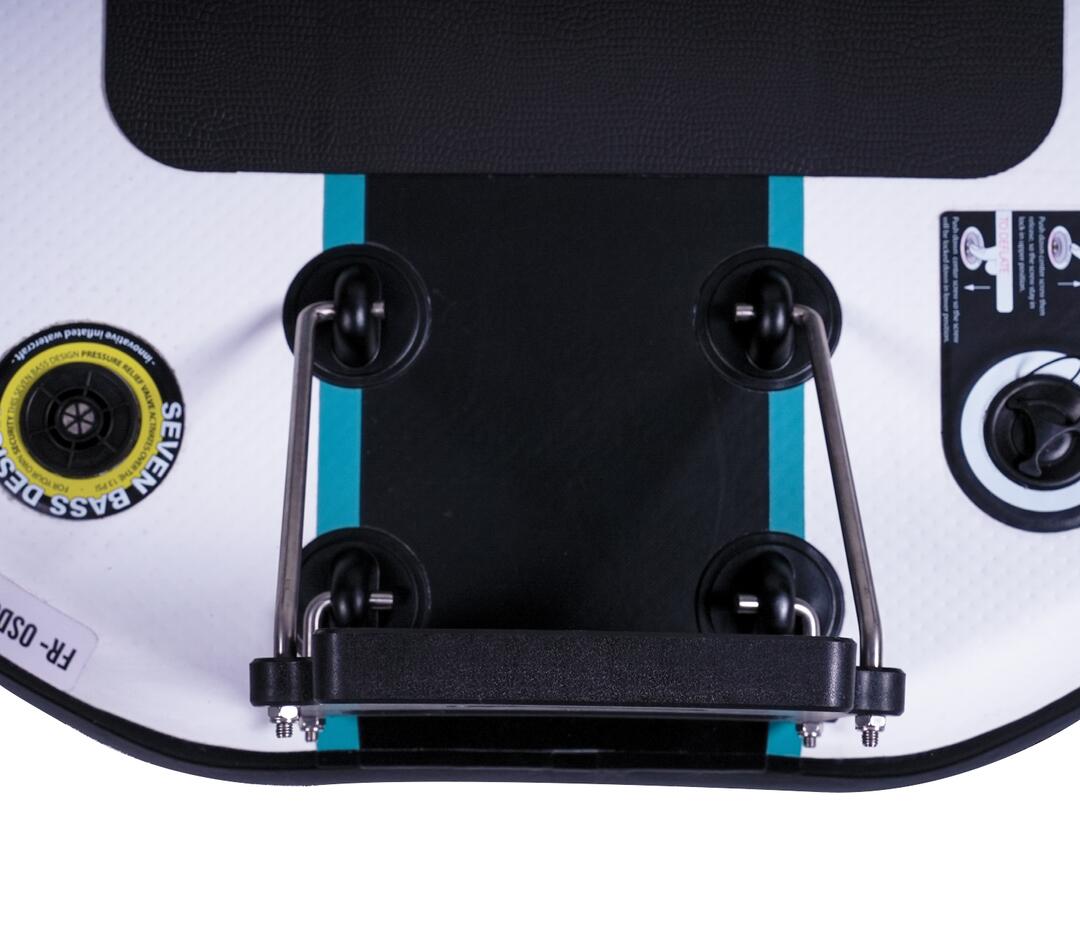 Float tube FLATFORM JUNIOR - BLACK SEAFOAM 6/8