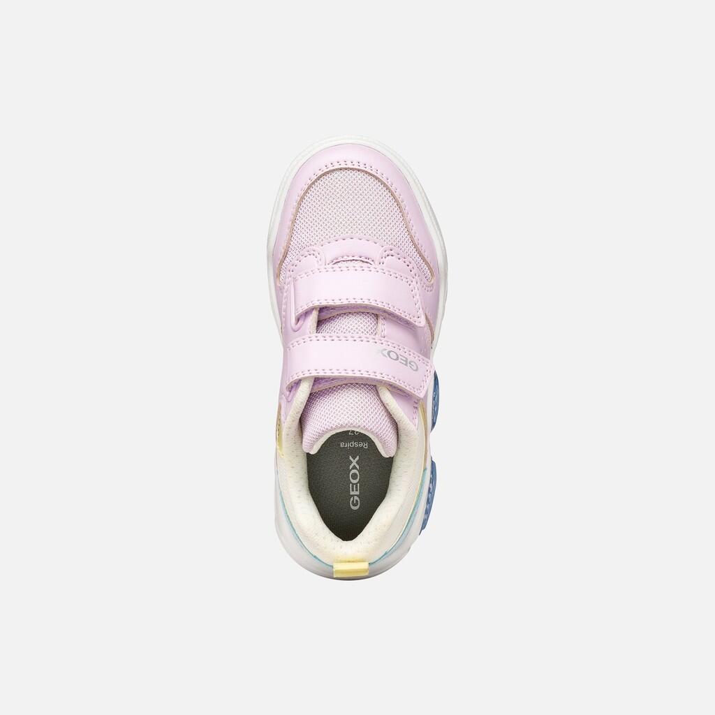 Baskets Fille ILLUMINUS GIRL Lilas/Bleu Ciel 6/7