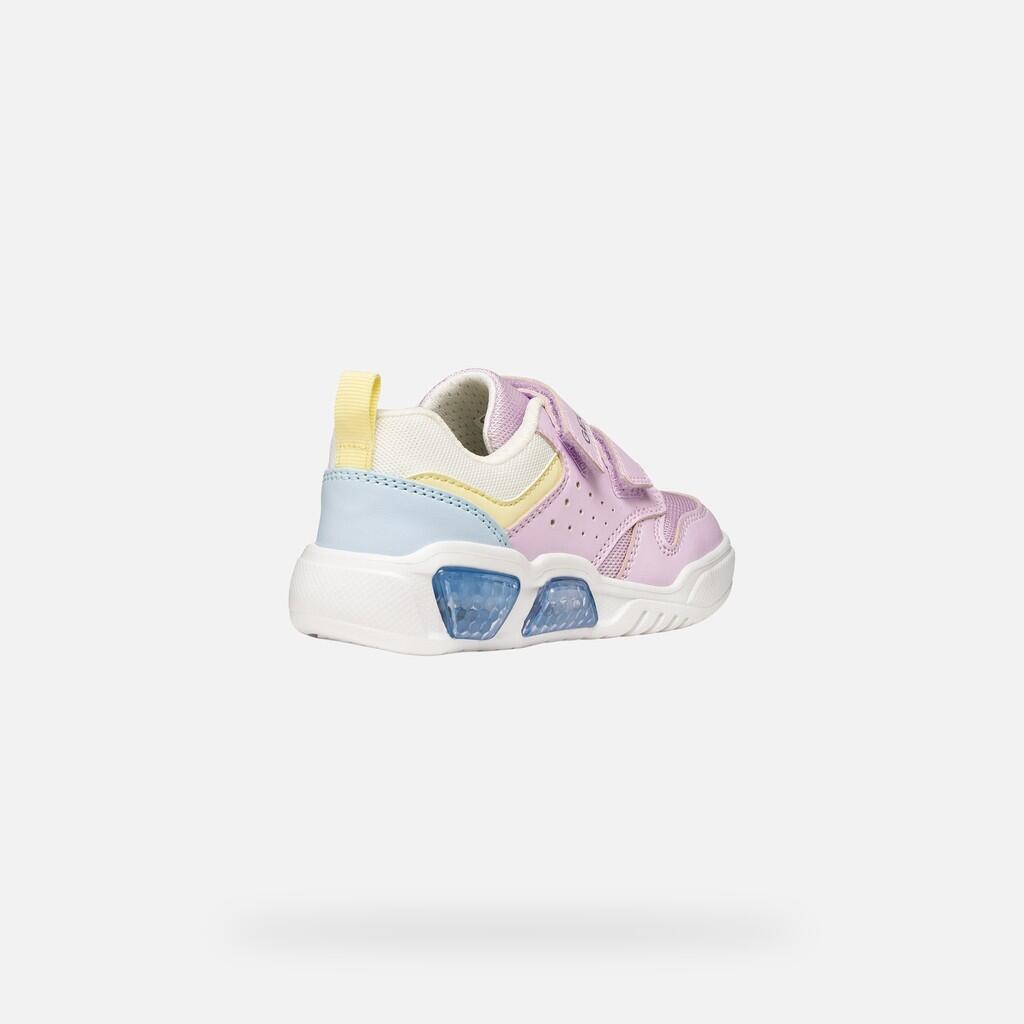 Baskets Fille ILLUMINUS GIRL Lilas/Bleu Ciel 5/7