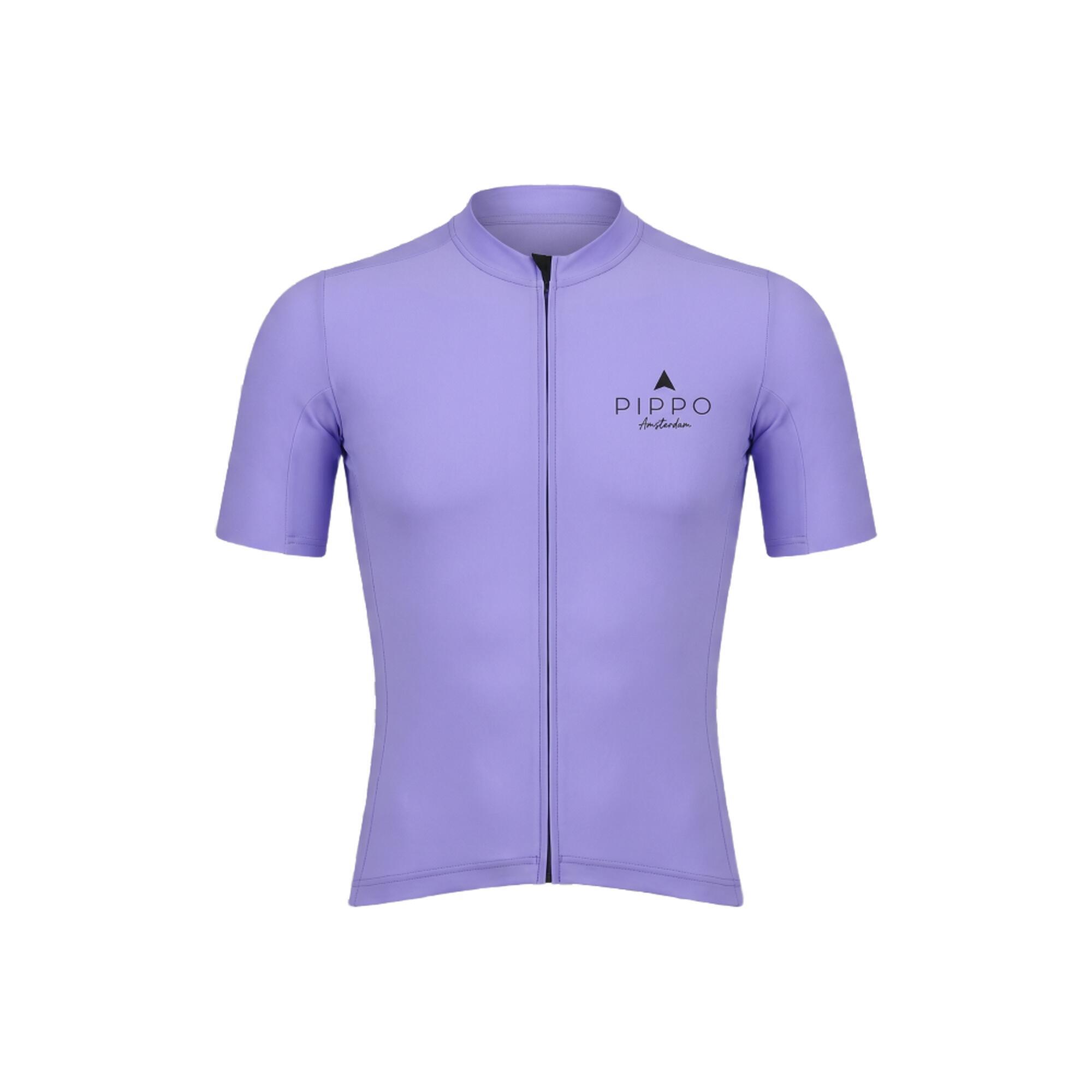 Pippo Amsterdam - Maillot De Course Femme - Mortirolo - Maillot Manches Courtes - Violet - 52 2xl - Decathlon