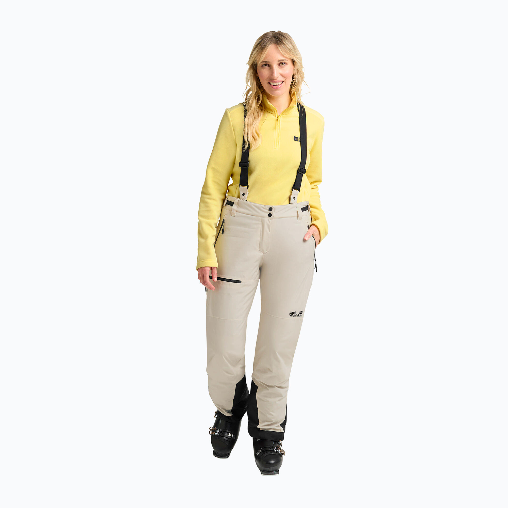 Pantaloni da sci da donna Jack Wolfskin Flowline Pro 2L Ins 1/7
