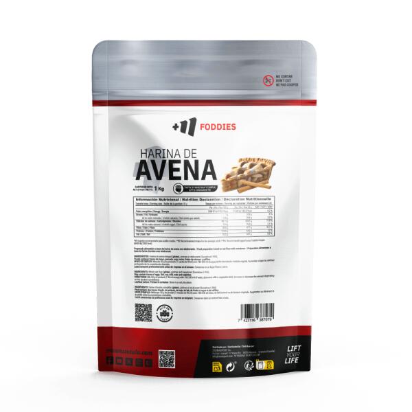 Mąka owsiana - 1 kg szarlotki MASMUSCULO
