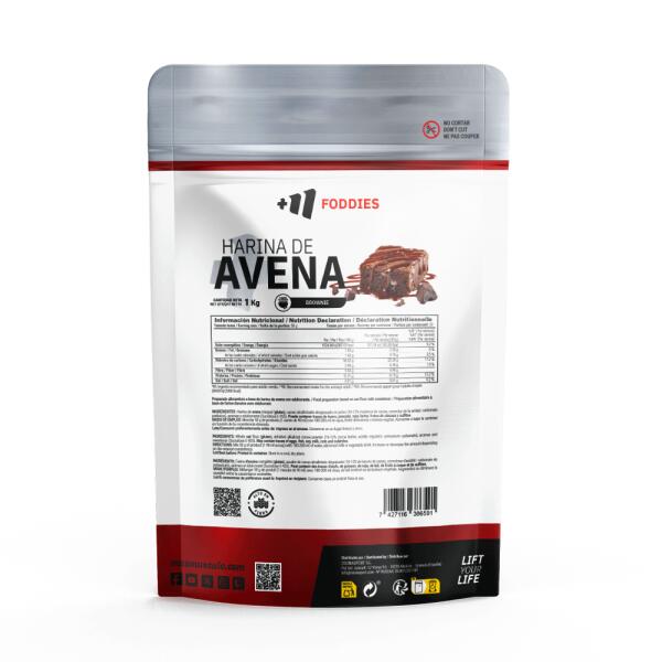 Harina de Avena - 1Kg Brownie MASMUSCULO 2/6