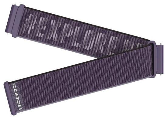 Bracelet nylon 20mm Coros Apex 2 Pro Violet