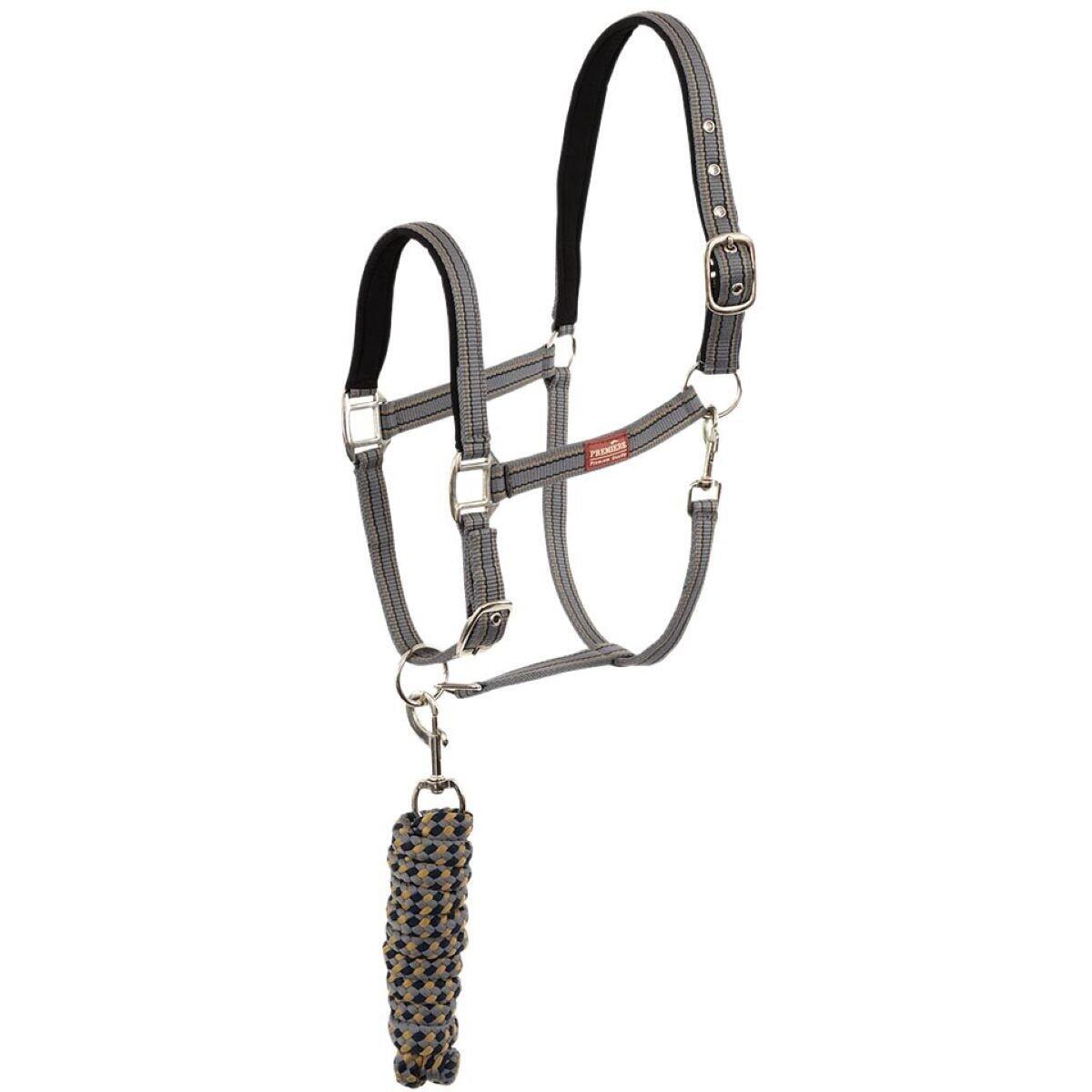 Premiere Halsterset Musketonhaak Paars Brown - 4/7
