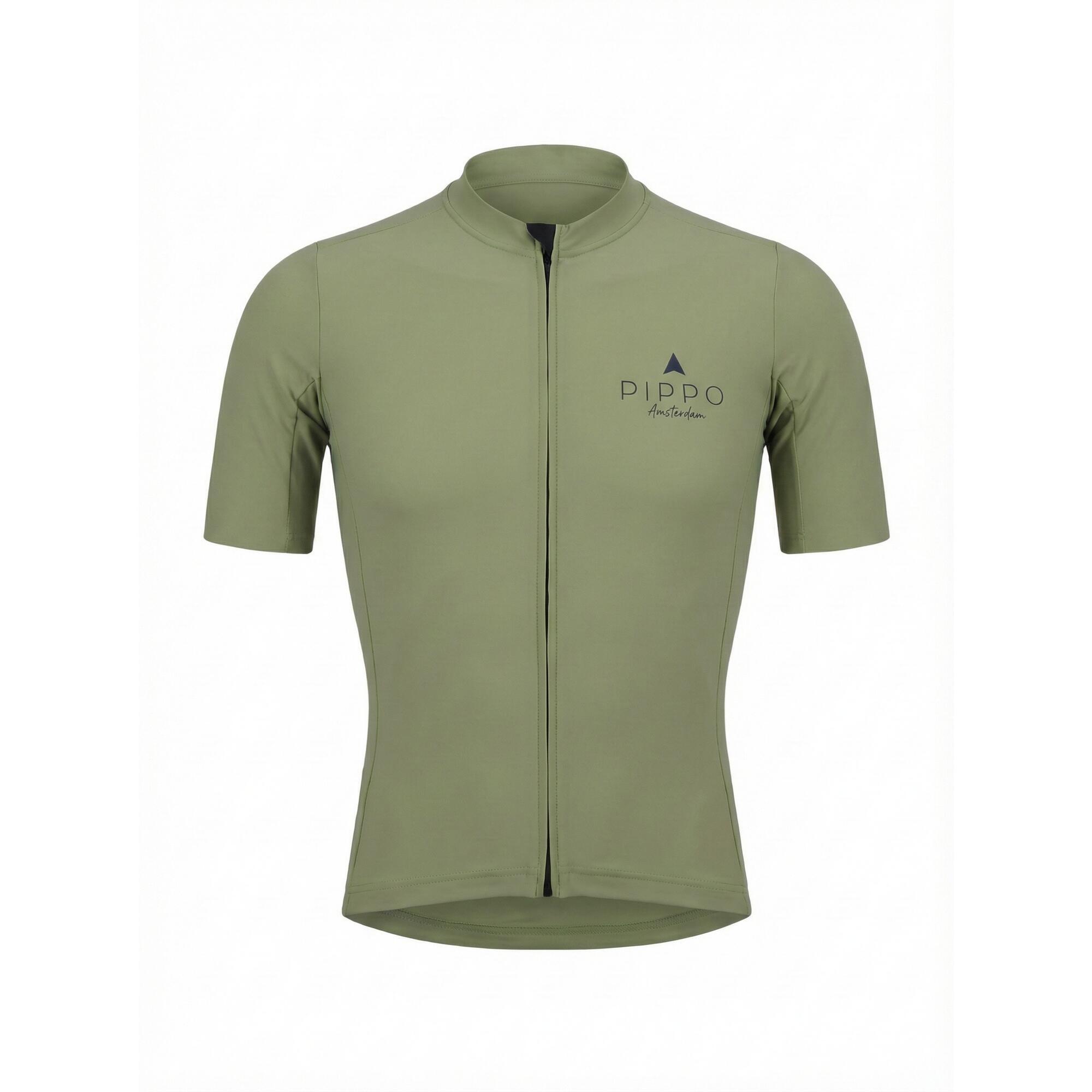Pippo Amsterdam - Maillot De Course Homme Vert - Monte Grappa - Maillot Manches Courtes - Vert - 42 M/l - Decathlon
