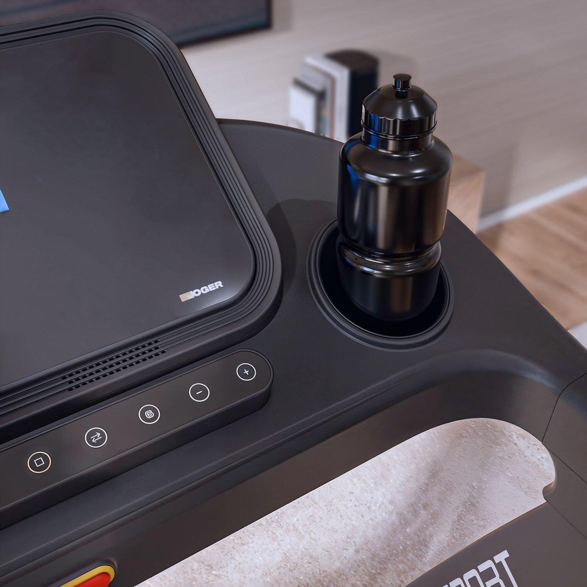 Tapis de course pliable 1-16 km/h HS-2000LB Joger, connecté Bluetooth et App 3/7