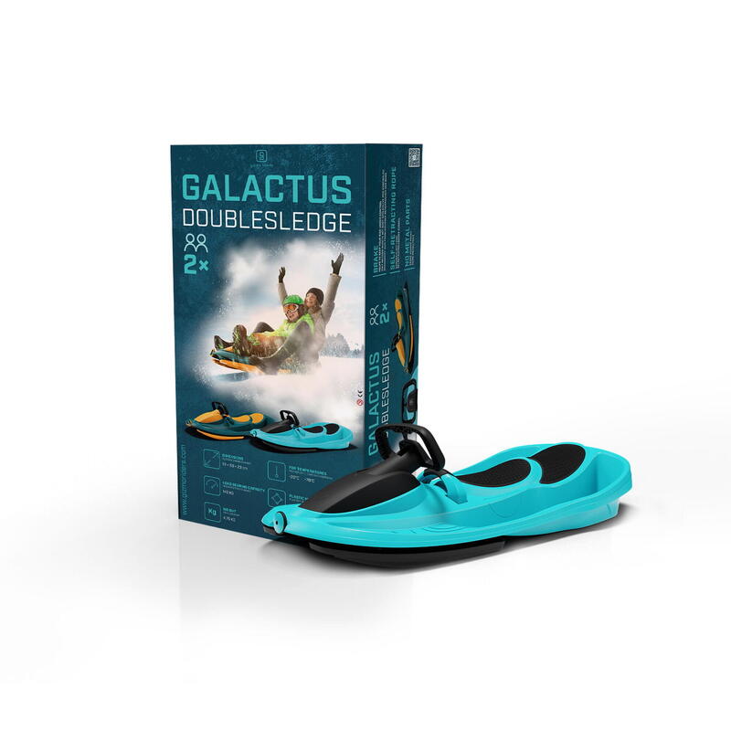 Sanie dublă Gizmo Riders Galactus, 2 persoane, Polar Blue