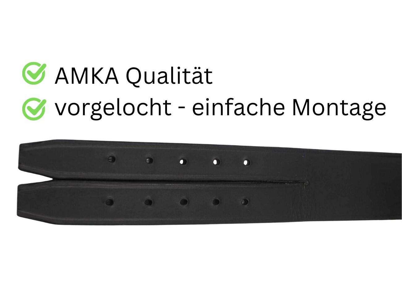 Leder Kopfstück für Zierhalfter Prunkhalfter Showzaum Fahrhalfter schwarz 4/4