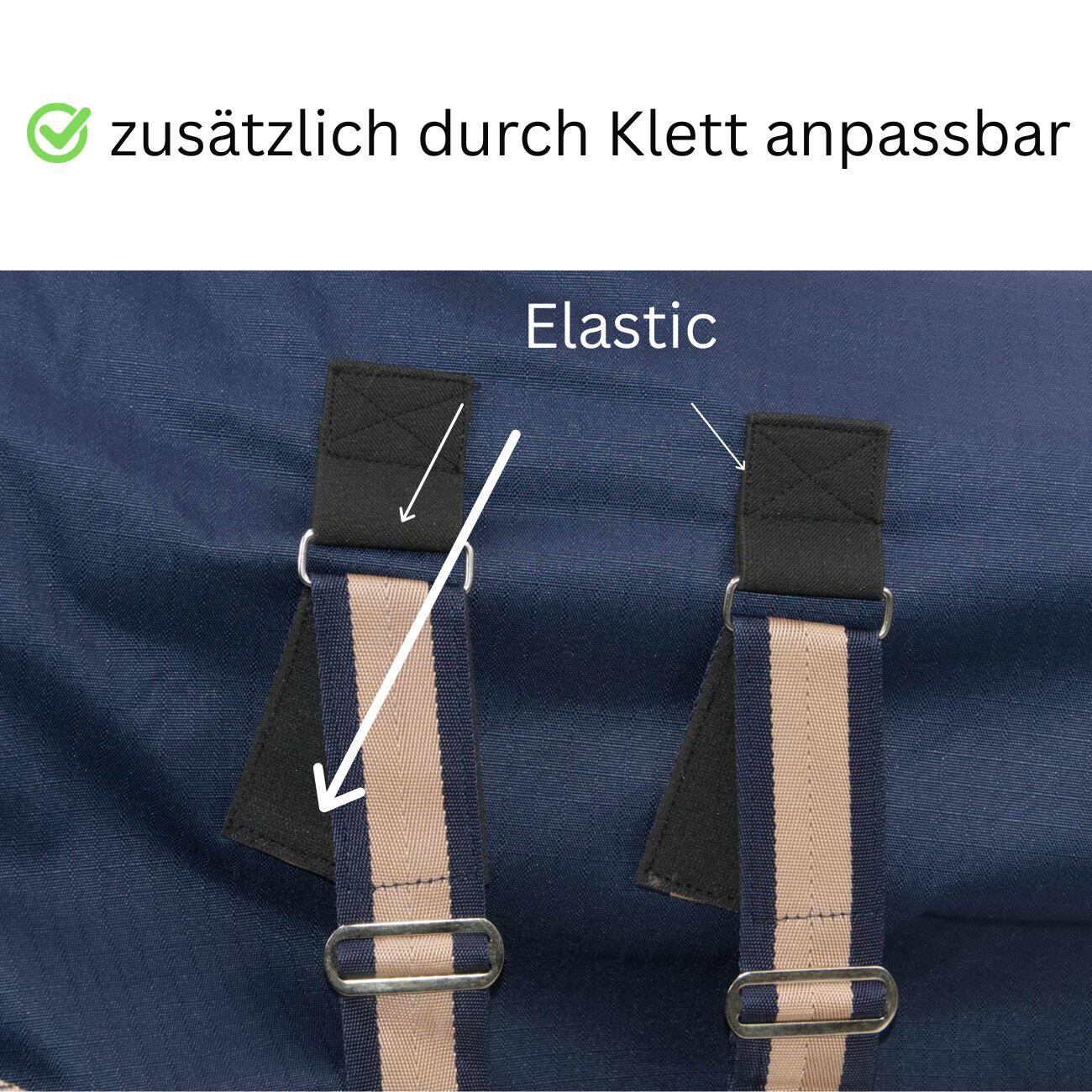 AMKA Fohlendecke Outdoordecke POTRO verstellbar 600 Denier 100 g 2/4