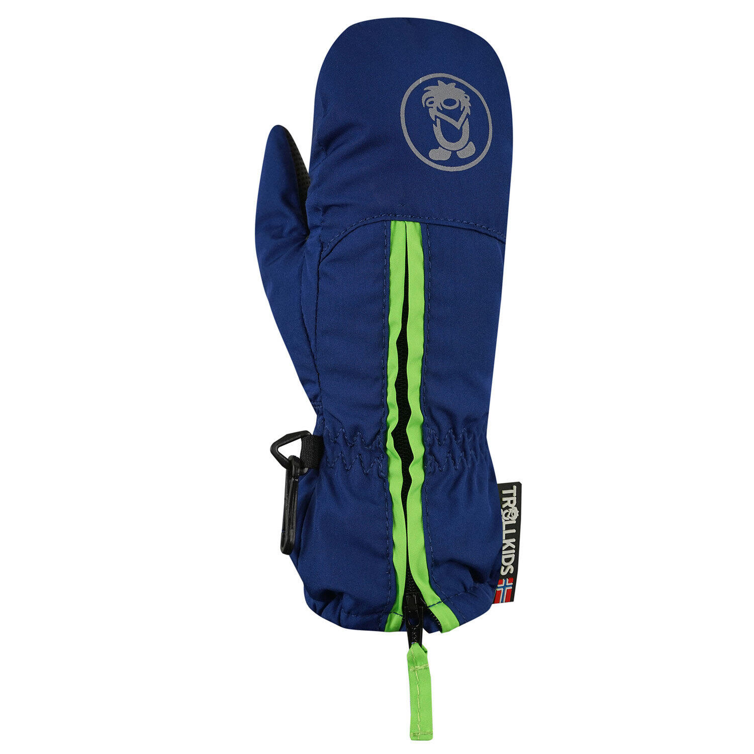 Moufle enfant Troll Bleu marine / Vert clair Taille 5 ; 9-10 ans 2/5