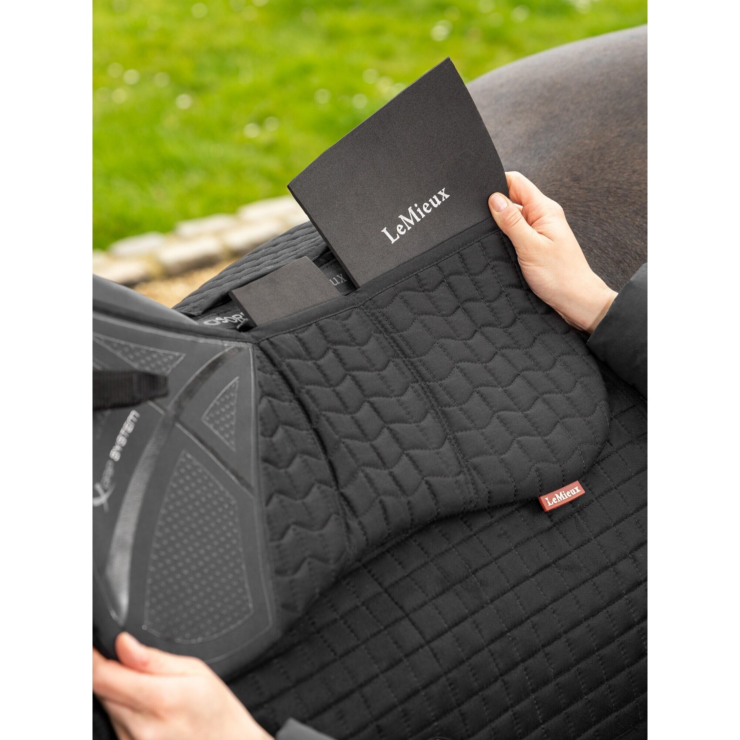 Lemieux Zadelonderlegger Prosorb 3 Pocket Zwart - 5/7