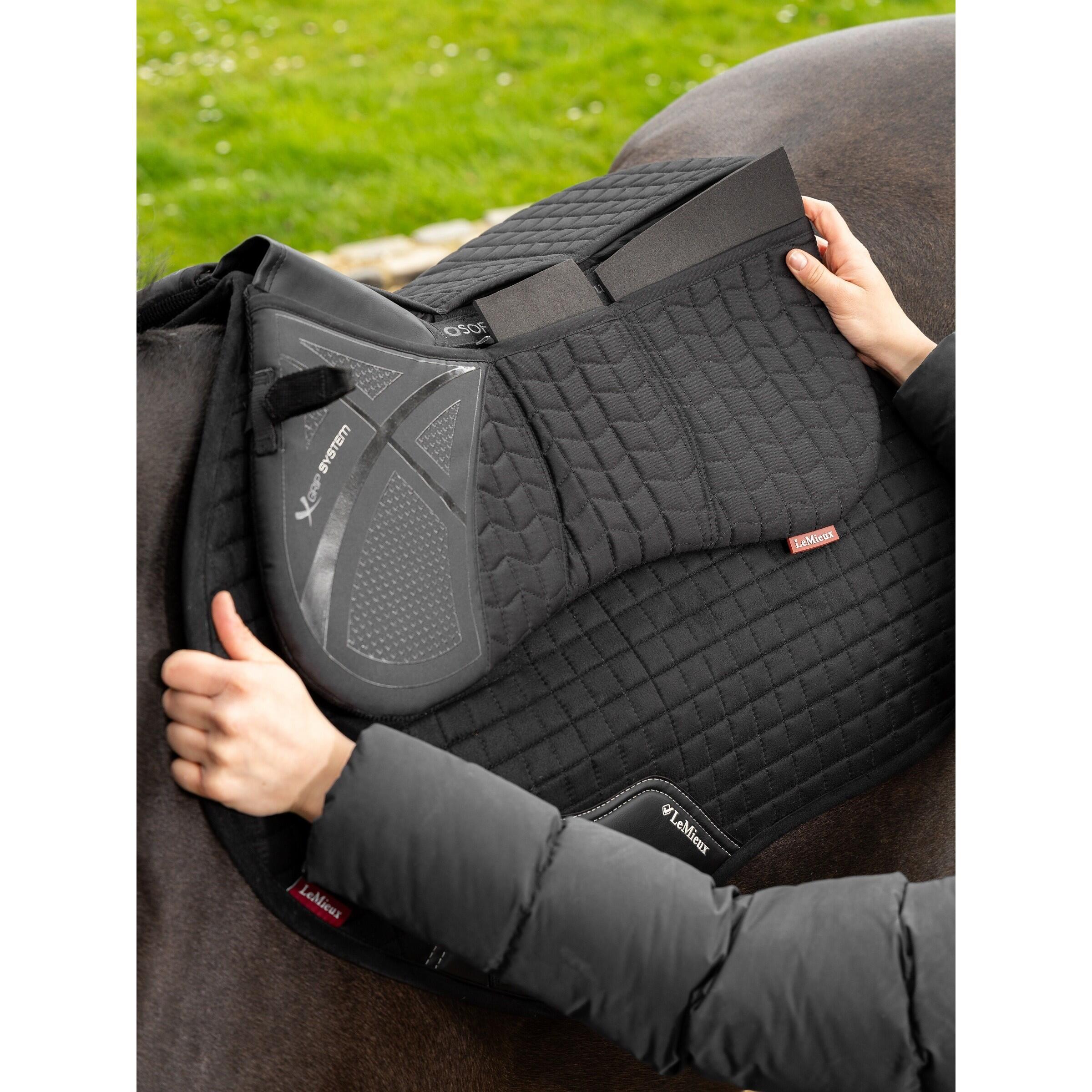 Lemieux Zadelonderlegger Prosorb 3 Pocket Zwart - 4/7