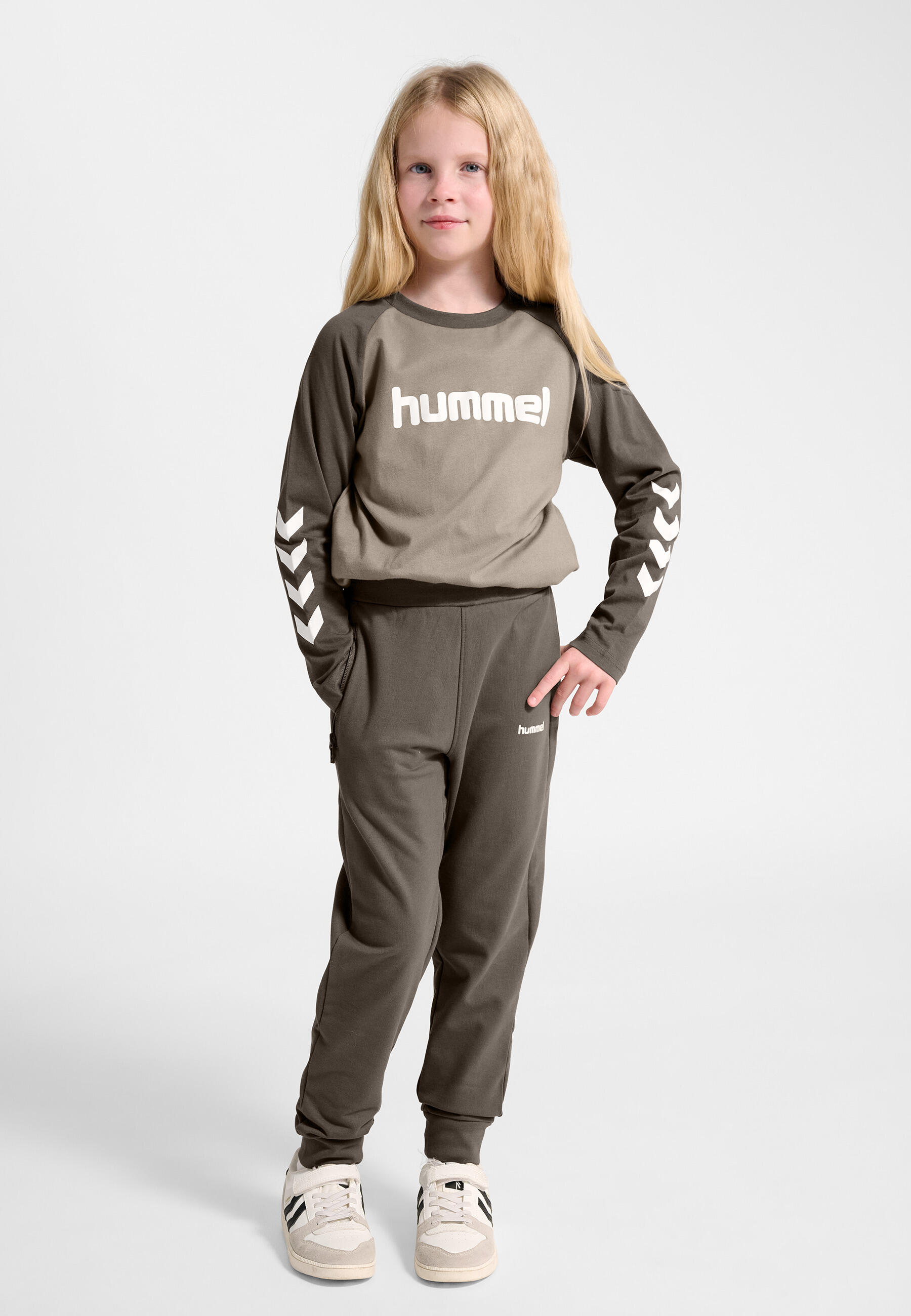 Cierre Con Cordón Pantalones Hmljr Regular Los Niños Unisex 3/7