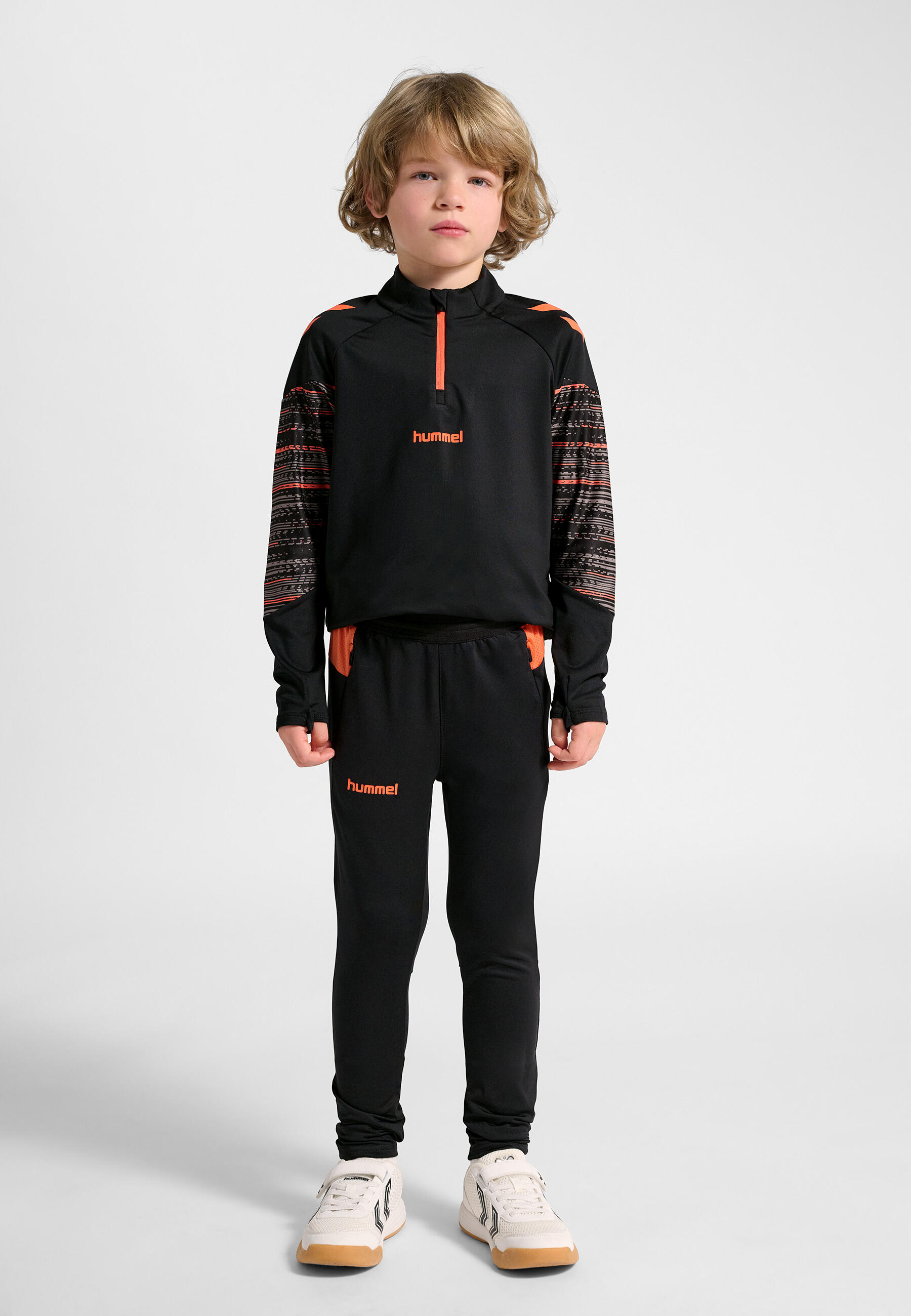 Demie-Fermeture Éclair Zip Sweat-Shirt Hmlblaze Multisport Enfant 3/7