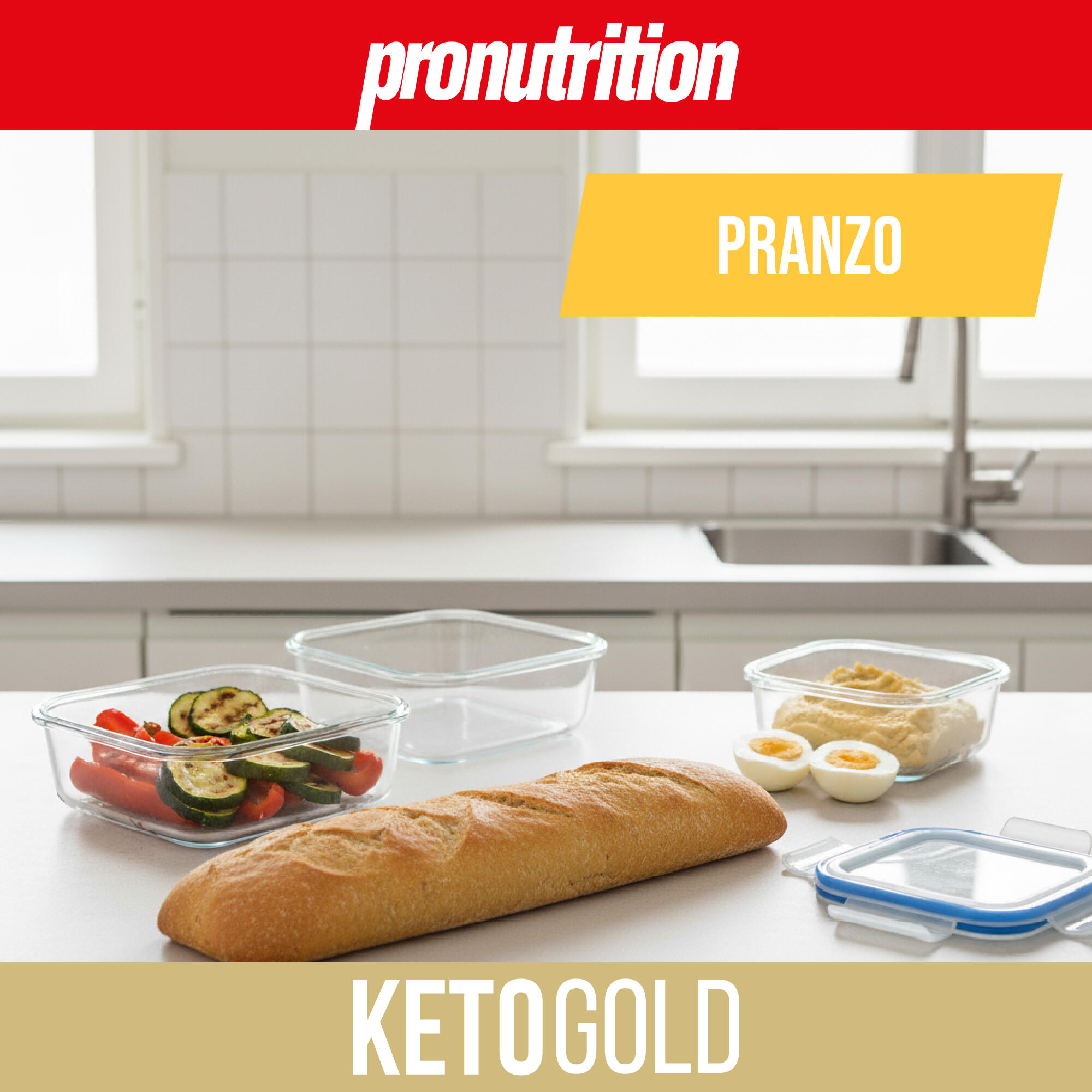 Sfilatino Keto (6x120g) – Pane low carb ricco di fibre 3/7