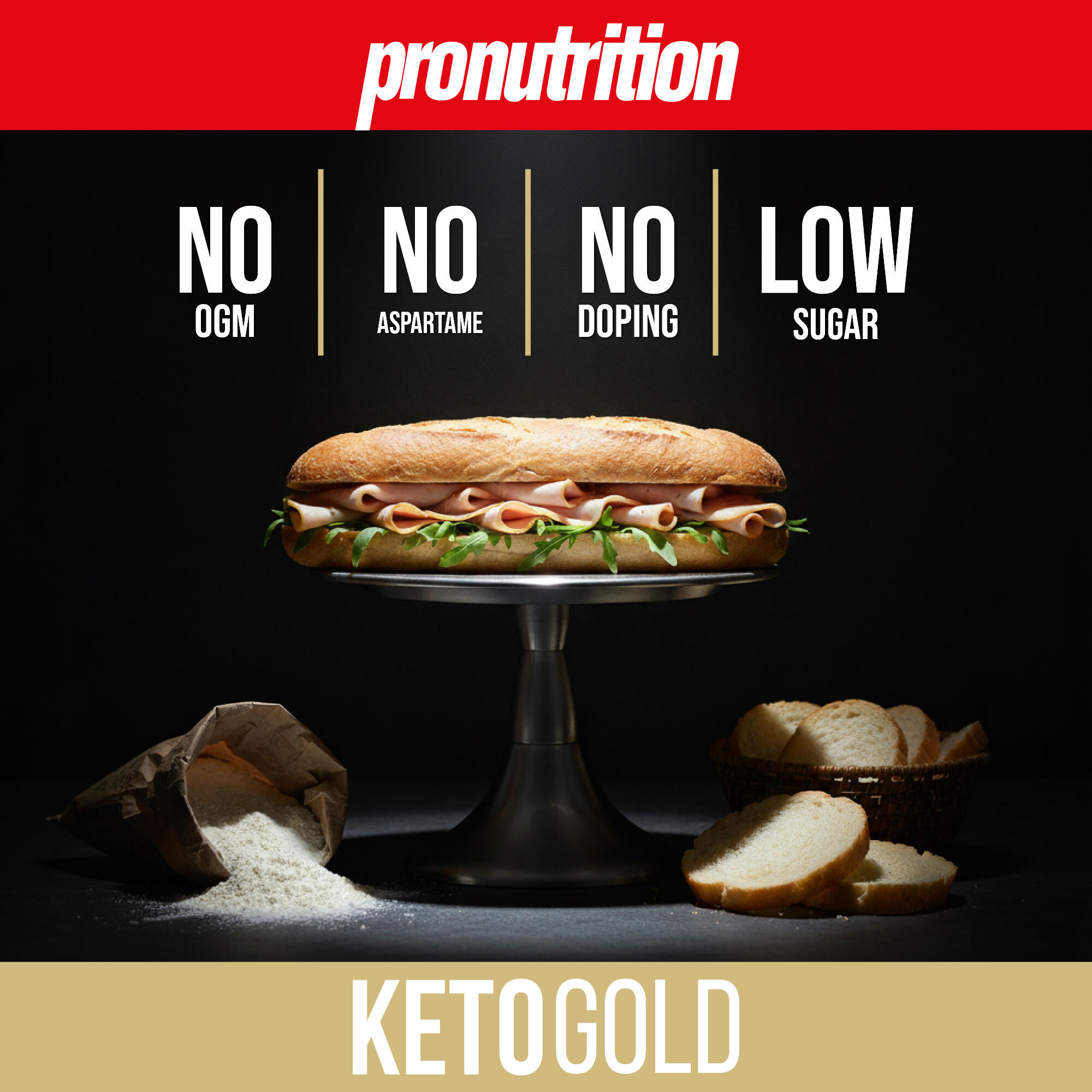 Sfilatino Keto (6x120g) – Pane low carb ricco di fibre 5/7